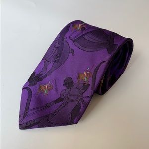 Stefano Ponti polo motif silk necktie